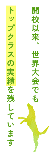 開校以来、世界大会でもトップクラスの実績を残しています